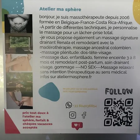 Les Petits Poissons Verts Et Massages Holiday home