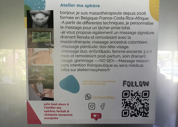 Les Petits Poissons Verts Et Massages Сasa de vacaciones